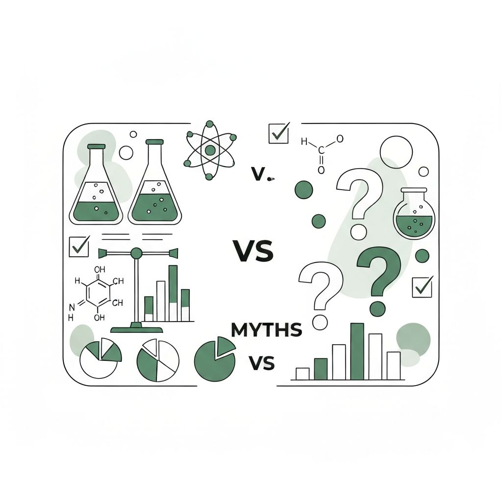 Myths versus facts visualization